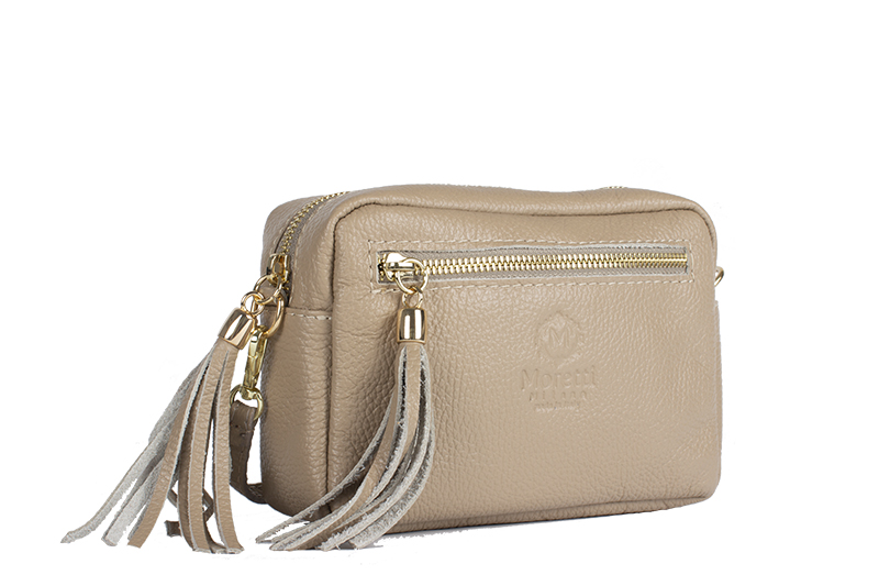 Curino by Moretti Milano 14381 Taupe color Leather bag